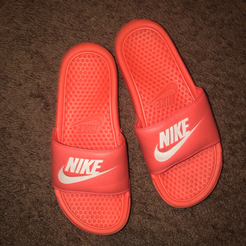 Nike slide on sandals